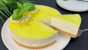 No Bake Lemon Cheesecake