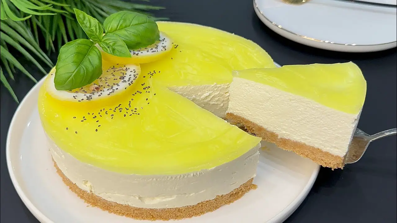 No Bake Lemon Cheesecake